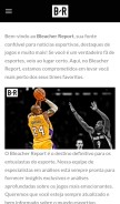 How bleacherreport.vip looks like on a mobile device such as an iPhone.