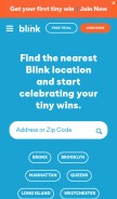 How blinkfitness.com looks like on a mobile device such as an iPhone.
