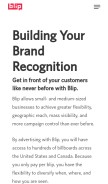 How blipbillboards.com looks like on a mobile device such as an iPhone.