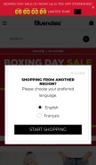 How blnts.com looks like on a mobile device such as an iPhone.