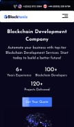 How blocktunix.com looks like on a mobile device such as an iPhone.