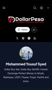How blog.dollarpesa.com looks like on a mobile device such as an iPhone.