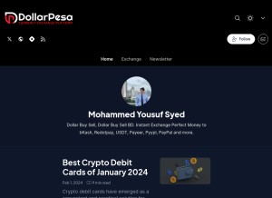 How blog.dollarpesa.com looks like on a tablet such as an iPad.