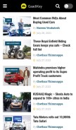 How blog.gaadikey.com looks like on a mobile device such as an iPhone.
