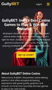 How blog.gullybet.com looks like on a mobile device such as an iPhone.