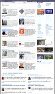 How blog.is looks like on a mobile device such as an iPhone.
