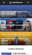 How blog.stackfindover.com looks like on a mobile device such as an iPhone.