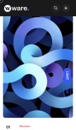 How blog.waredot.com looks like on a mobile device such as an iPhone.