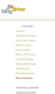 How blogdrives.com looks like on a mobile device such as an iPhone.