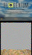 How blogenium.com looks like on a mobile device such as an iPhone.