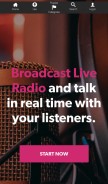 How blogtalkradio.com looks like on a mobile device such as an iPhone.