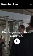 How bloomberglive.com looks like on a mobile device such as an iPhone.