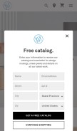 How bludot.com looks like on a mobile device such as an iPhone.
