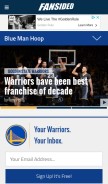 How bluemanhoop.com looks like on a mobile device such as an iPhone.