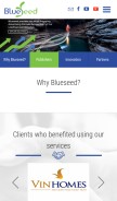 How blueseed.tv looks like on a mobile device such as an iPhone.