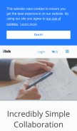 How bluetie.com looks like on a mobile device such as an iPhone.