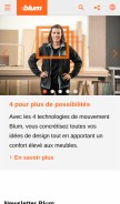 How blum.com looks like on a mobile device such as an iPhone.