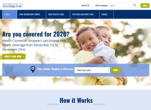 How bmchp.org looks like on a tablet such as an iPad.