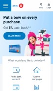 How bmo.com looks like on a mobile device such as an iPhone.