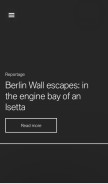 How bmw.com looks like on a mobile device such as an iPhone.