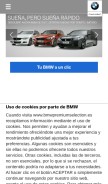 How bmwpremiumselection.es looks like on a mobile device such as an iPhone.