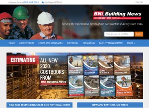 How bnibooks.com looks like on a tablet such as an iPad.
