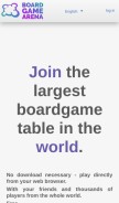 How boardgamearena.net looks like on a mobile device such as an iPhone.