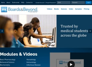 How boardsbeyond.com looks like on a tablet such as an iPad.
