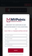 How boathouse.com looks like on a mobile device such as an iPhone.