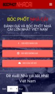 How bocphotnhacai.com looks like on a mobile device such as an iPhone.