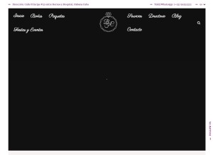 How bodasencubafiestas.com looks like on a tablet such as an iPad.