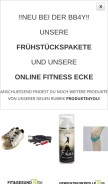 How bodybrands4you.de looks like on a mobile device such as an iPhone.