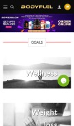 How bodyfuelindia.com looks like on a mobile device such as an iPhone.