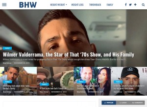 How bodyheightweight.com looks like on a tablet such as an iPad.
