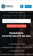 How bohemiasoft.com looks like on a mobile device such as an iPhone.