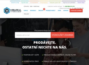 How bohemiasoft.com looks like on a tablet such as an iPad.