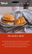 How bojangles.com looks like on a mobile device such as an iPhone.