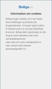 How boliga.dk looks like on a mobile device such as an iPhone.