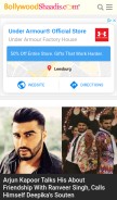 How bollywoodshaadis.com looks like on a mobile device such as an iPhone.