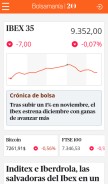 How bolsamania.com looks like on a mobile device such as an iPhone.