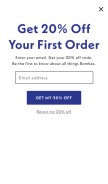How bombas.com looks like on a mobile device such as an iPhone.