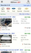 How bonbanh.com looks like on a mobile device such as an iPhone.