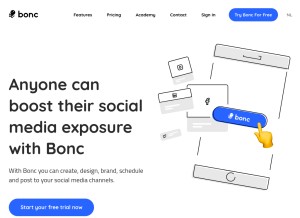 How bonconline.com looks like on a tablet such as an iPad.
