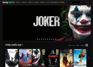 How bongngo.tv looks like on a tablet such as an iPad.