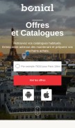 How bonial.fr looks like on a mobile device such as an iPhone.