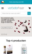 How bonocare.com looks like on a mobile device such as an iPhone.