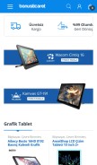 How bonusticaret.com looks like on a mobile device such as an iPhone.