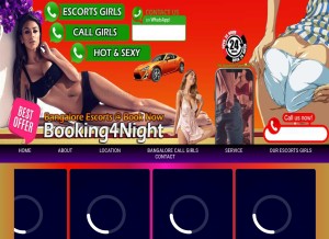 How booking4night.com looks like on a tablet such as an iPad.