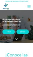 How bookipp.com looks like on a mobile device such as an iPhone.