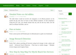 How bookmark-dofollow.com looks like on a tablet such as an iPad.